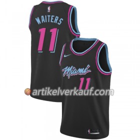 NBA Miami Heat Trikot Dion Waiters 11 2018-19 Nike City Edition Schwarz Swingman - Herren